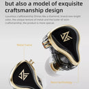 Audifonos Kz Zas Metal Alta Fidelidad sin microfono Cable De Lujo Color Negro