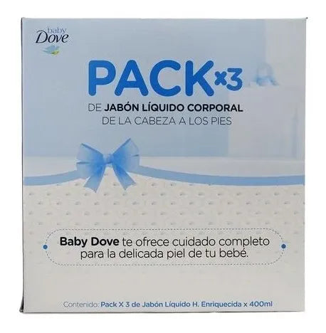 Dove Baby Jabón Líquido 3 Und