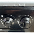 Estufa 4 Puestos Mesa Acero Inoxidable 2 Fogones Rapidos Gn Negro