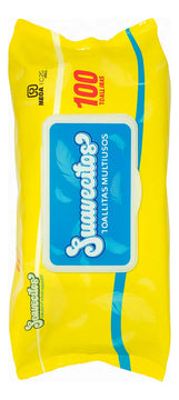 Pañitos Húmedos X100 Suavecitos Caja X24