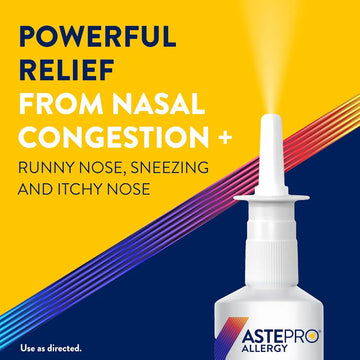 Astepro Aerosol Nasal: Alivio De Alergias Ultra Rápido 24h
