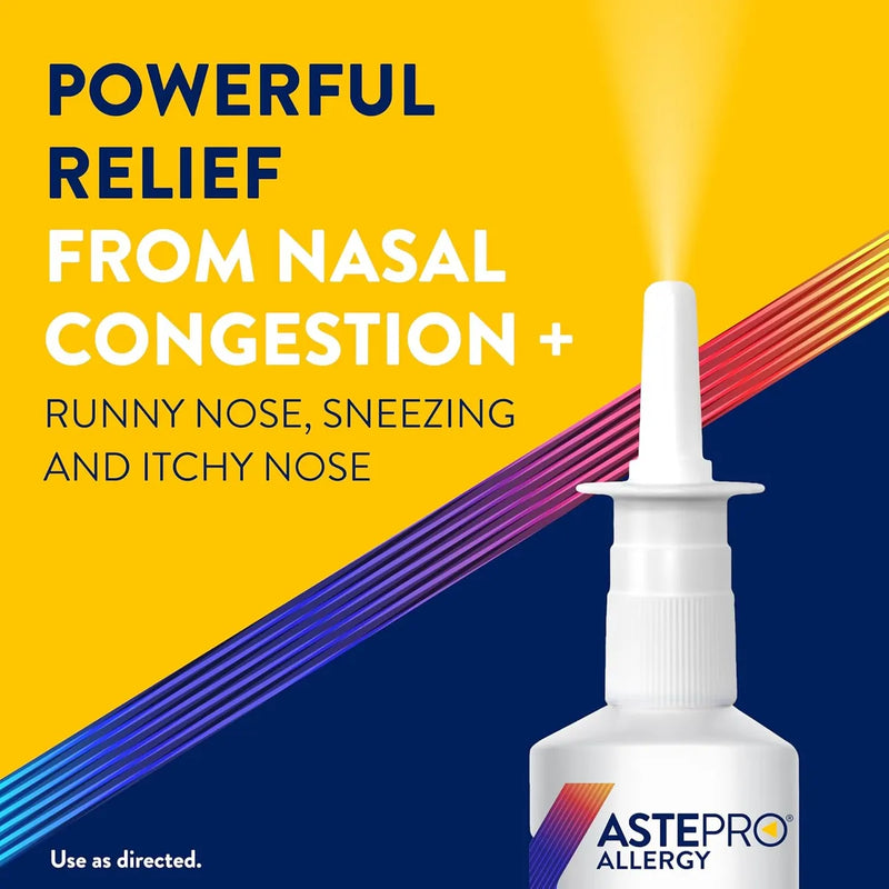 Astepro Aerosol Nasal: Alivio De Alergias Ultra Rápido 24h