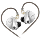 Auriculares KZ castor standard Monitores In-ear con Switch de 4 Controladores Plateado con Micrófono