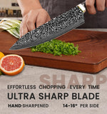 Juego De Cuchillos De Cocina 15 Piezas Acero Inoxidable Plateado