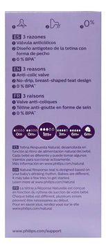 Biberón Avent Natural Response 260 Ml 9 Oz