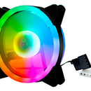 Ventilador Rgb Fan Cooler 120mm Pc Gamer Luz Led Molex