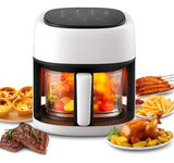 Freidora De Aire Digital 8 Litros Schaffhuasen 1500w Blanca Blanco