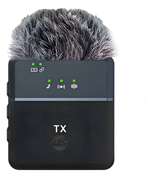 Microfono Sx31 De Solapa Inalambrico Para Celular Tipo C I Negro