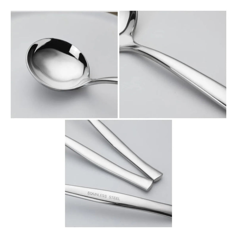Pekky Cuchara Pequeña Para Sopa, Cucharón De Acero Inoxid.
