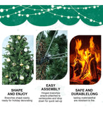 Treepool Arbol De Navidad Artificial De 7 Pies Con Puntas De