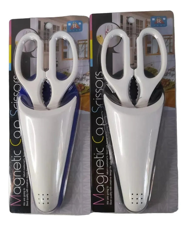 Tijeras Cocina Destapador Nueces Funda Magnética Imantada Diseño 1