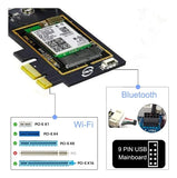 Tarjeta De Red Wifi 6e Pcie Wificon Bluetooth 5.3 Okn Ax5400