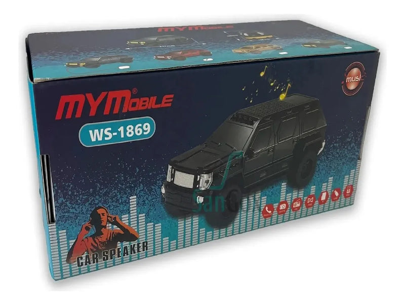 Parlante Portátil En Forma De Carro Camioneta De Lujo Usb Verde Oscuro
