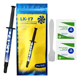 Pasta Térmica Lk-17, Conductiva Térmica, 17w/mk -10gramos Plateado