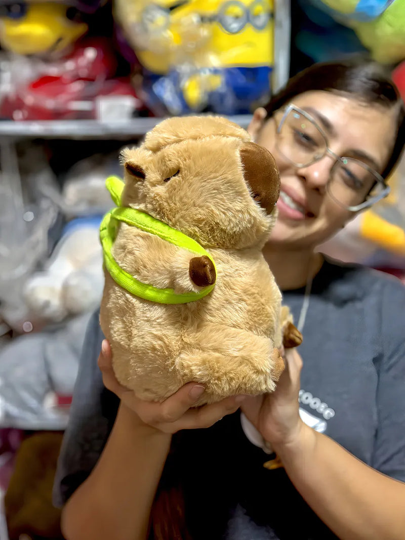 Capibara Peluche Mediano Fino Perfumado Color Café