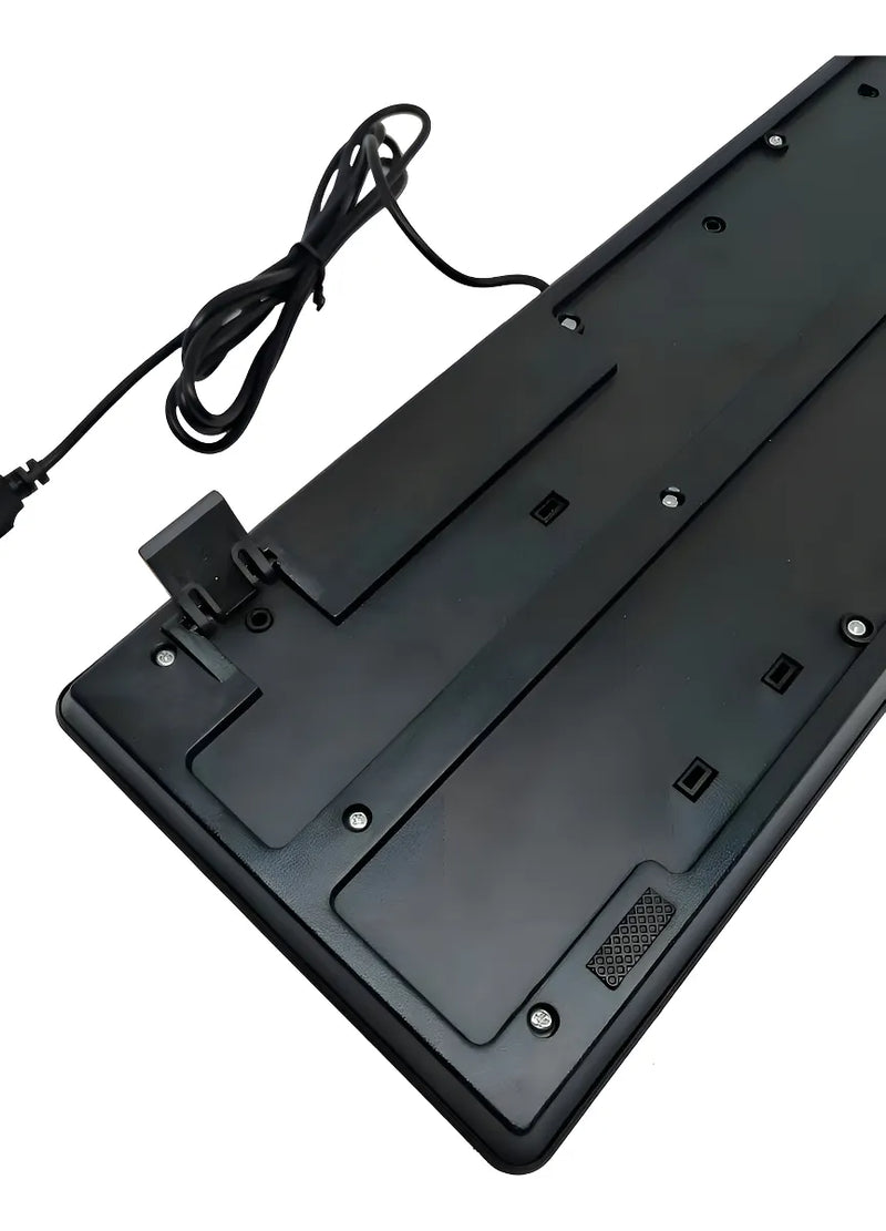 Teclado Antelope Conexión Usb Plug And Play, Tj-818 Negro
