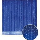 Cascada 9x2 Metros Luces Decoración Navideña 600 Leds Azul