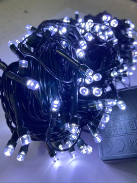 Luz Lineal Led Blanca X 200 Bombillos Navideña Blanco