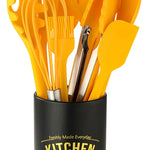 Set De Utensilios Cocina 10pcs Silicona Resistente Al Calor