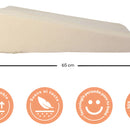Cuna Antireflujo Toral Para Bebés Recién Nacidos, Colecho Color Beige