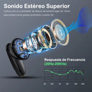 Audífonos in-ear inalámbricos 1Hora AUT205 Negro Auriculares Inalambricos Bluetooth 5.3 con Microfono