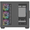 Gabinete Xyz Tesseract X Argb 7 Fans Controller 2d Glass Dual Chamber Usb C