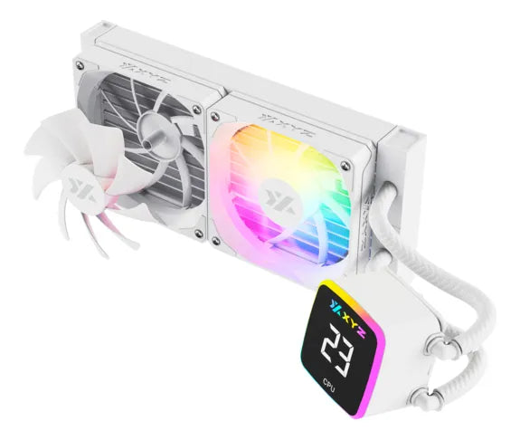 Refrigeracion Liquida Pc Xyz Aquapulse 240 White Argb
