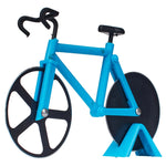 Cortador De Pizza Diseño Bicicleta. Azul Claro