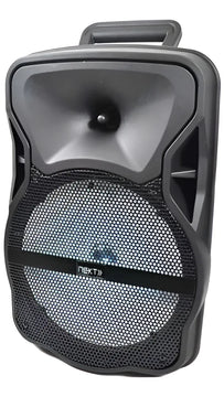 Parlante 8 Bluetooth Fm Entrada Microfono Cabina Next Y9 Color Negro 5vec