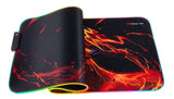 Mouse Pad Gamer Xtrike Me Rgb Alfombra Goma Antideslizante Negro