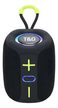 Parlante Portátil Bluetooth Inalámbrico Tws Negro Con Ipx5