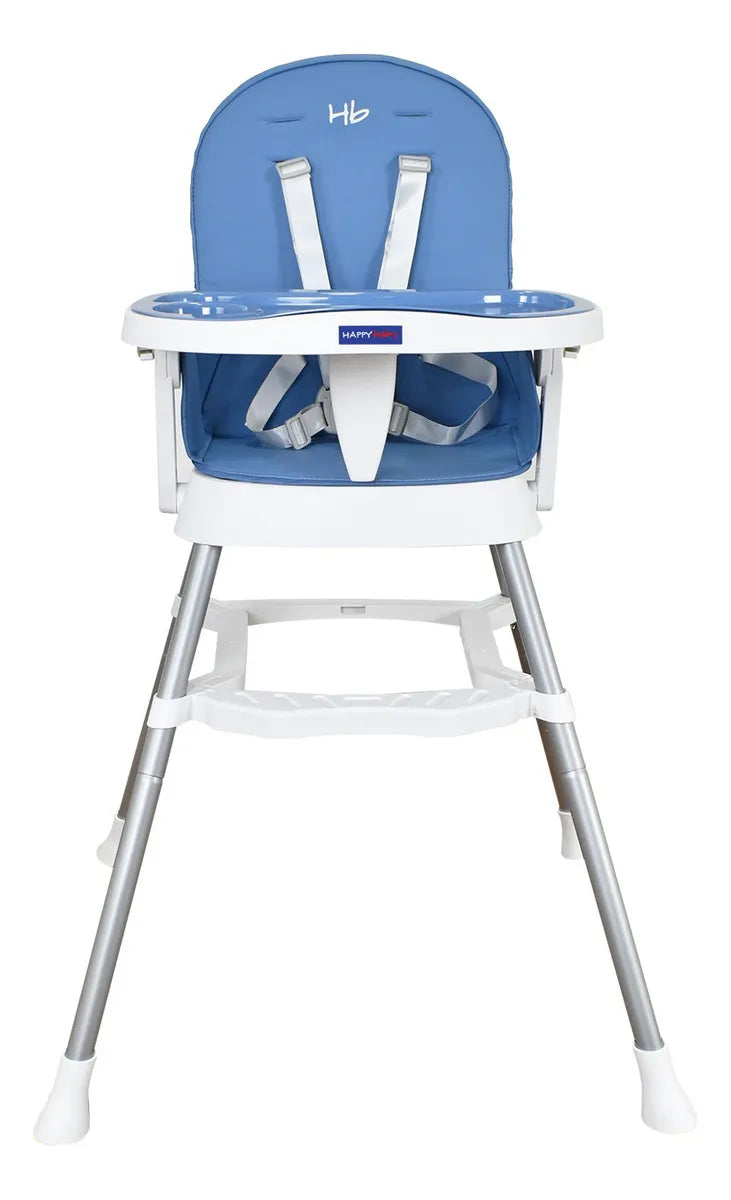 Silla Comedor Bebe 3 En 1 Lyra Happy Baby Color Azul marino Azul
