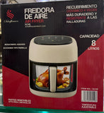 Freidora De Aire Sin Aceite Digital De 8 L Negro