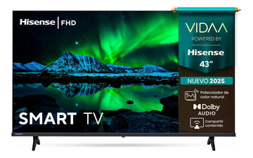 Tv Hisense Fhd 43 Smart Negro 43a4nv