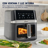 Oster® Freidora De Aire, Panel Digital, Capacidad 6 Litros Color Negro