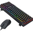 Kit Teclado/ Mouse/ Diadema/ Mousepad Redragon S147 Negro