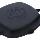 Sartén De Hierro Cuadrada Tipo Grill Con Mango 25x25cm Curado