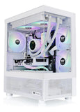 Chasis Thermaltake View 170 Tg Micro-atx 3 Fan Blanco Argb