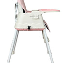 Silla Comedor Bebe 3en1 Happy Baby Zoe Color Rosa