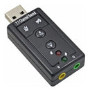 Adaptador Sonido Tarjeta De Audio 7.1 3d Usb Pc Canal Stereo