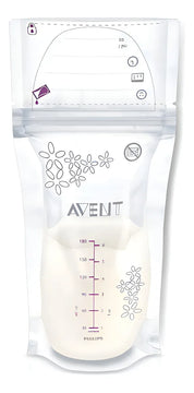 Bolsas De Almacenamiento Leche Materna Avent 6 Onzas 50 Unid