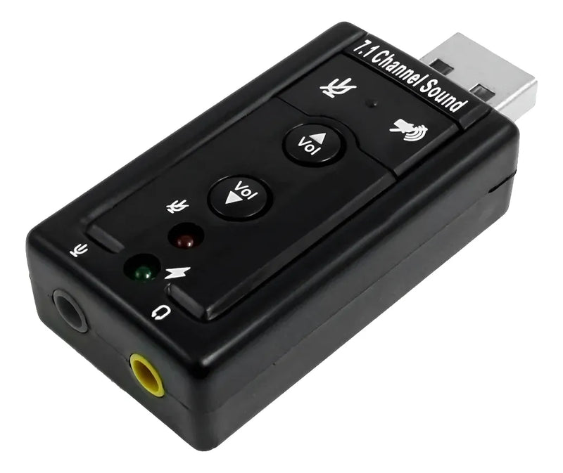 Tarjeta De Sonido Externa Usb · Sonido 7.1 Virtual, 3d Sound
