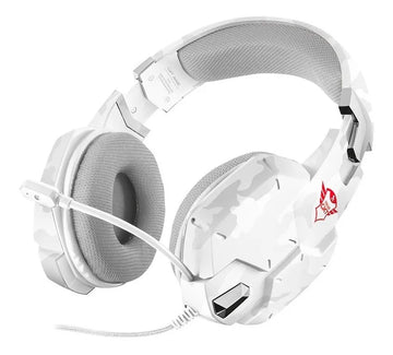 Audifono Gamer Trust Gxt 322w 3.5mm Blanco Camuflado Color Snow camo
