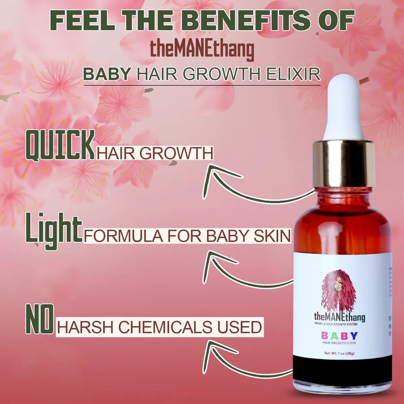 Themanethang Aceite Para El Crecimiento Del Cabello Del Beb.