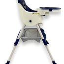 Silla De Comer 3 En 1 Kidshop Cy006 Plegable Azul