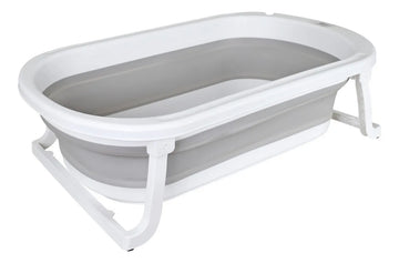 Bañera Bebe Plegable Portatil Wanda Happy Baby Color Gris