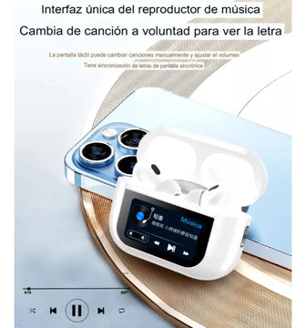 Audífonos Pro 2da Gen Pantalla Táctil Para Iphone Android Blanco