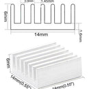 Modulo Disipador Calor 14x14x6mm Sin Adhesivo Aluminio Raspb