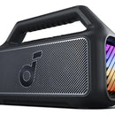 Bocina Bluetooth Soundcore Boom 2 80W con Subwoofer BassUp 2 24H Reproducción IPX7 Flotante Party Speaker Inalámbrico Negro