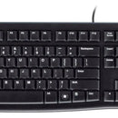 Teclado Logitech QWERTY Membrana español color negro